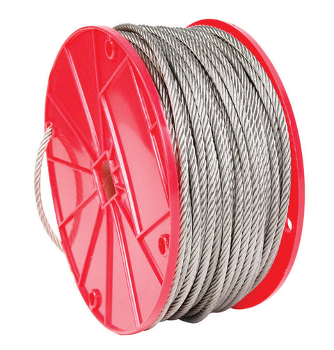 Campbell Chain Stainless Steel Cable 3/32 in. Dia. x 250 ft. L