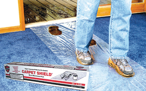 Surface Shields Carpet Shield Self-Adhering Film 3 mil x 24 ft. W x 200 ft. L Polyethylene Clea