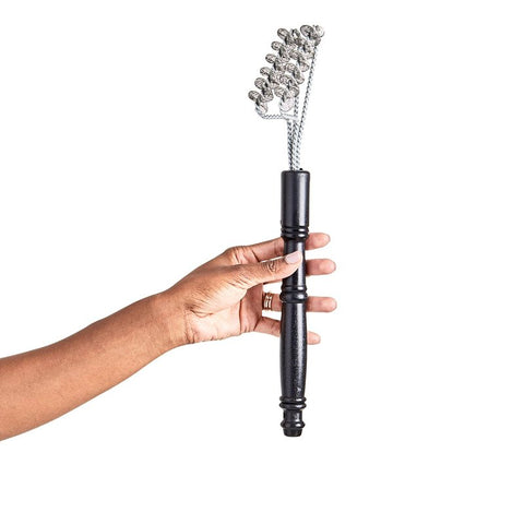 Grillgrate SSGVB Grate Valley Grill Brush, 4 in L Brush, Stainless Steel Bristle, Plastic Handle, 15 in L