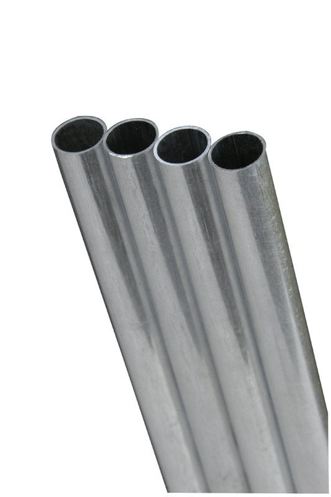 K&S Round Tube 1/4 in. x 12 in. Stainless steel Carded