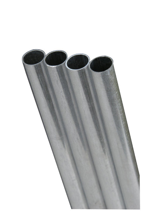 K&S Round Tube 3/8 in. x 12 in. Stainless steel Carded