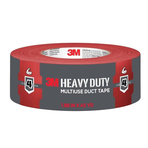 3M 2145-RD Multi-Use Duct Tape, 45 yd L, 1.88 in W, Red