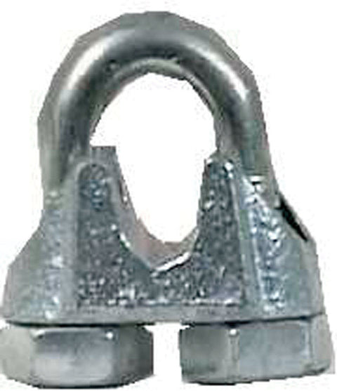Campbell 0.13 in. Dia. Malleable Iron Wire Rope Clip 10