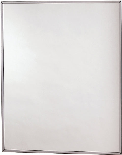 Zenith X4311 Medicine Cabinet, 16-1/8 in OAW, 4 in OAD, 20-1/8 in OAH, Polystyrene, Gray, Stainless Steel, 2-Shelf, Pack of 4