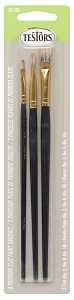BRUSH FLAT PREM GRAY SET OF 3
