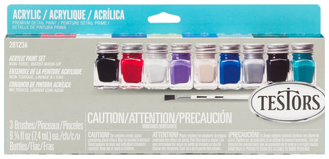 Testors 281236 Craft Paint Set, 0.25 oz