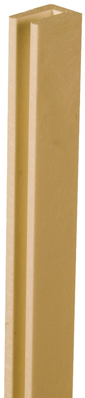 UFP 79969 Lattice Cap, C-Channel, Polyethylene, Cedar