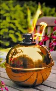 Seasonal Trends GB-3709 Patio Torch, Fiberglass/Steel, Antique Bronze, Copper, Pack of 8