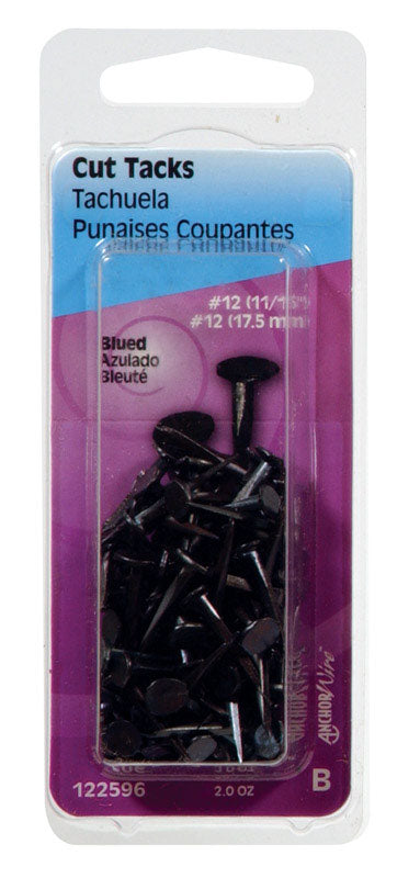 Hillman 11/16 in. L No. 12 Blued Steel Cut Tacks 2 oz.