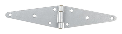 Ace Steel Heavy Duty Strap Hinge 6 in. L Galvanized 2 pk