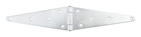 Ace Steel Heavy Duty Strap Hinge 12 in. L Zinc 1 pk