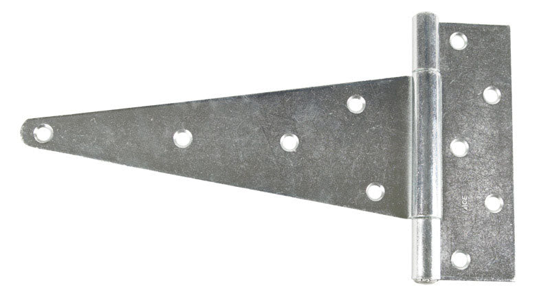 Ace Steel Heavy Duty T Hinge 12 in. L Zinc 1 pk – Shell Lumber and Hardware