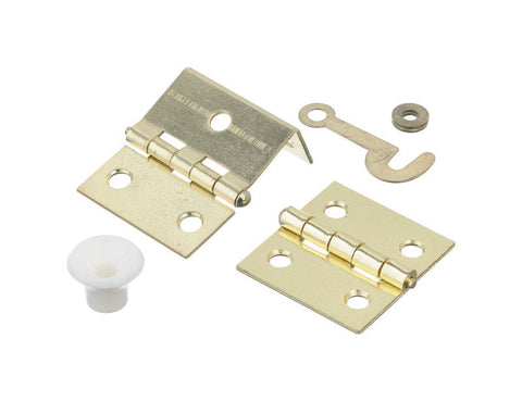 Ace Brass Shutter Hinge Bright Brass 2 pk