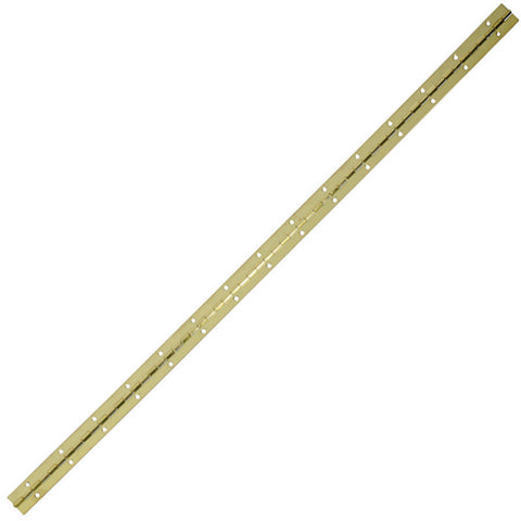 Ace 1 in. W x 30 in. L Continuous Hinge Bright Brass