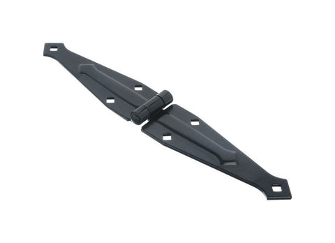 Ace 6 in. H Black 6 in. Ornamental Strap Hinge 1