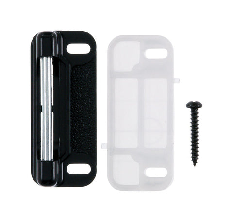 Ace Black Steel Screen/Storm Door Strike 1 pk