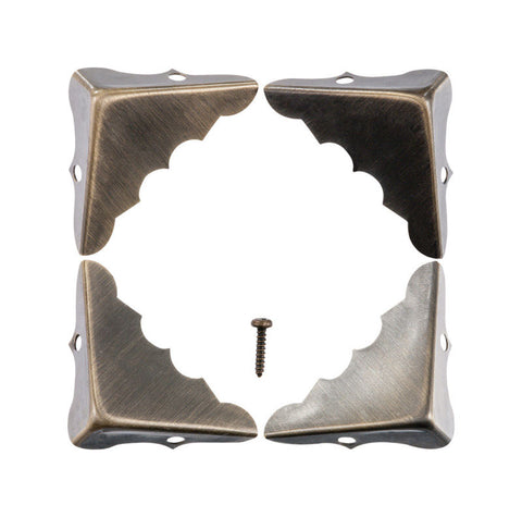 Ace Antique Decorative Corner 1.3 in. L x 0.6 in. W 4 pk
