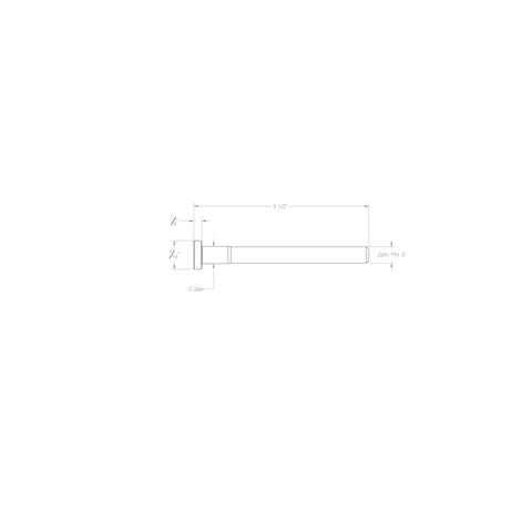 Ace 3-1/2 in. L Satin Brass Hinge Pin 3 pk
