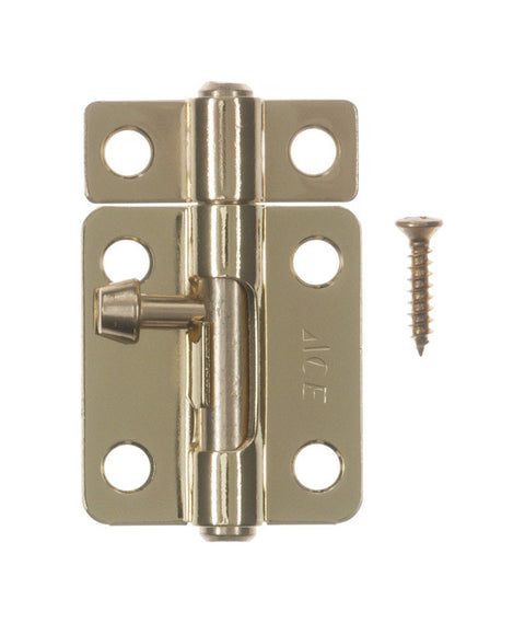 Ace 2.5 in. L Brass-Plated Steel Barrel Bolt
