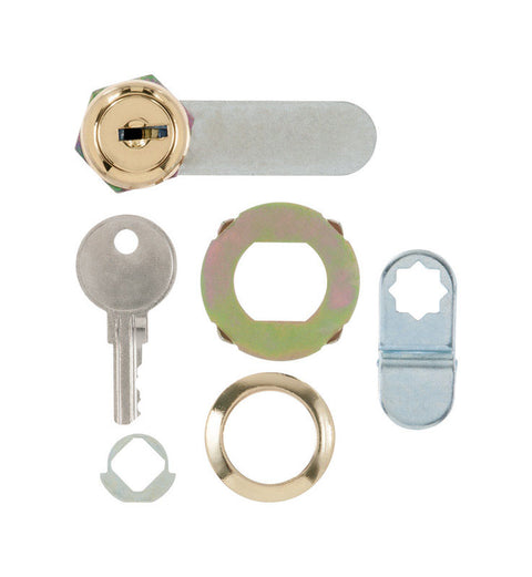 Ace Shell Lock Ace Bright Brass Yellow Brass Cam Lock – Shell Lumber and Hardware