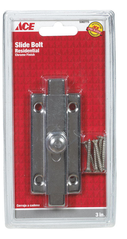 Ace Chrome Chrome Slide Bolt