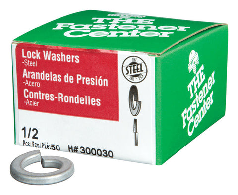 Hillman 1/2 in. Zinc-Plated Steel Split Lock Washer