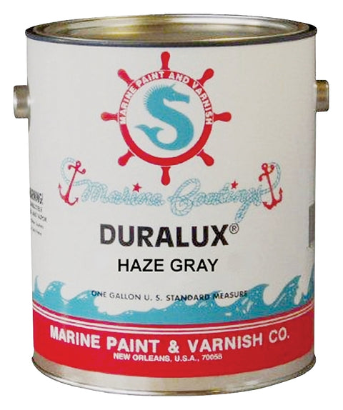 Duralux M731-1 Marine Paint, High-Gloss Sheen, Haze Gray, 1 gal, Can, 400 to 500 sq-ft/gal Coverage Area, Pack of 4