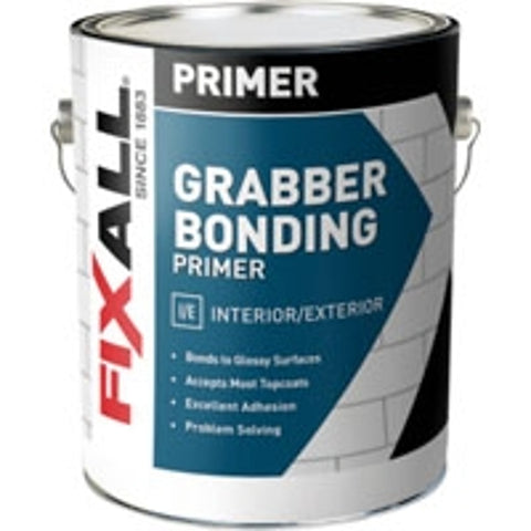 FixALL F507001 Bonding Primer, 400 to 450 sq-ft/gal Coverage Area, White, 1 gal, Pack of 4