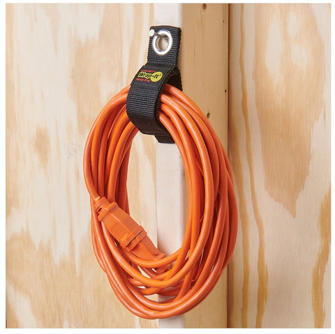 Wrap-It Storage 103-20BX Medium Storage Strap, 2.9 in Dia, 1-1/2 in W, 10 in L, Polypropylene, 50 lb Working Load