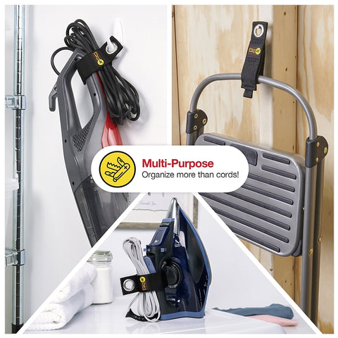 Wrap-It Storage 103-20BX Medium Storage Strap, 2.9 in Dia, 1-1/2 in W, 10 in L, Polypropylene, 50 lb Working Load