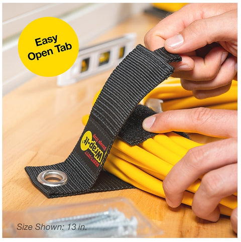 Wrap-It Storage 102-40BX Extra-Large Storage Strap, 5.1 in Dia, 2 in W, 17 in L, Polypropylene, 50 lb Working Load