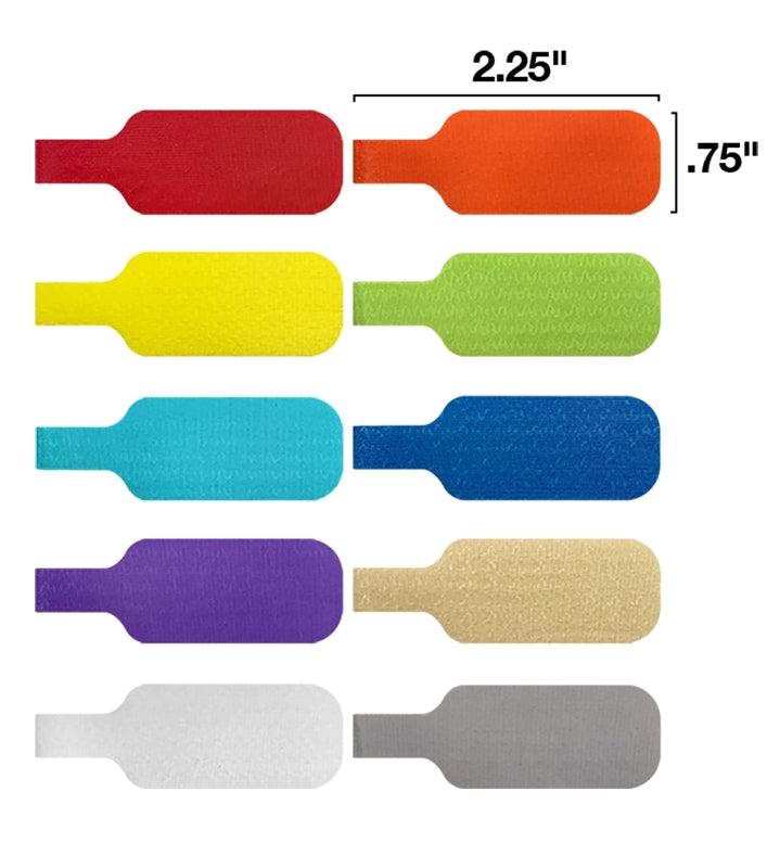 Wrap-It Storage 410-CL-MD-MC Medium Cable Label, 2-1/4 in L, 3/4 in W ...