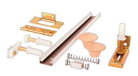 Prime-Line Surface mount Bi-fold Hardware Kit White 1 pk