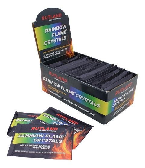 Rutland Rainbow Flame 715P Flame Crystal, Lightweight, Blue/Tan