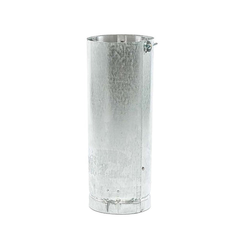 Selkirk LockTab 103082 Type B Gas Vent Pipe, 3-1/2 in OD, 12 in L, Aluminum/Steel, Galvanized, Pack of 6