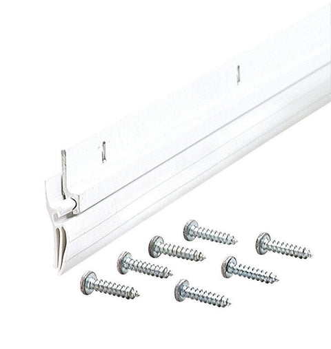 M-D Building Products Aluminum Door Sweep 1/4 x 36 in. L White