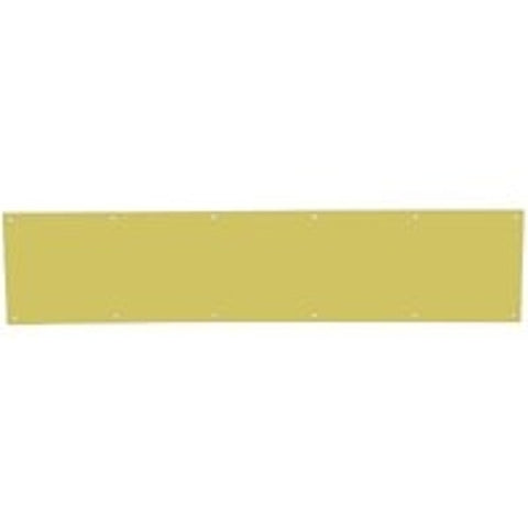 Schlage SC8400B-716 6X30 Kick Plate, 30 in L, 6 in W, Brass, Aged Bronze