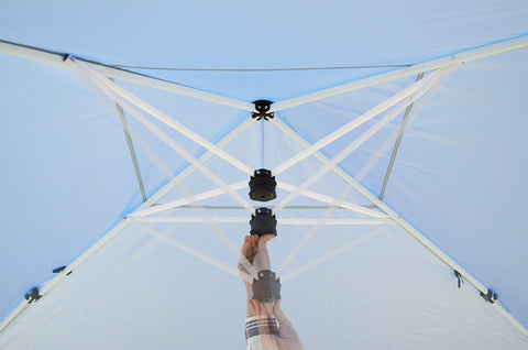Seasonal Trends VPR10021-0 Canopy, 10 ft L, 10 ft W, 9 ft 1 in H, Steel Frame, Polyester Canopy