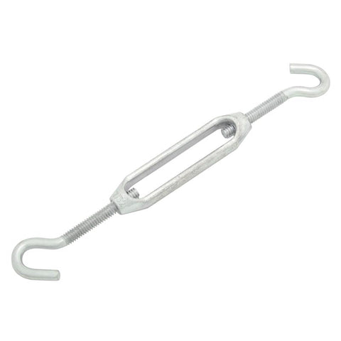 Hampton Zinc-Plated Aluminum/Steel Turnbuckle 120 lb, Pack of 10