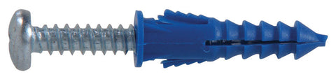 Hillman Ribbed Anchor 8-10-12 Dia. x 1-1/4 in. L 25 pk