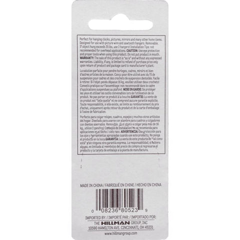 HILLMAN Large Picture Hanger 2 pk, Pack of 10