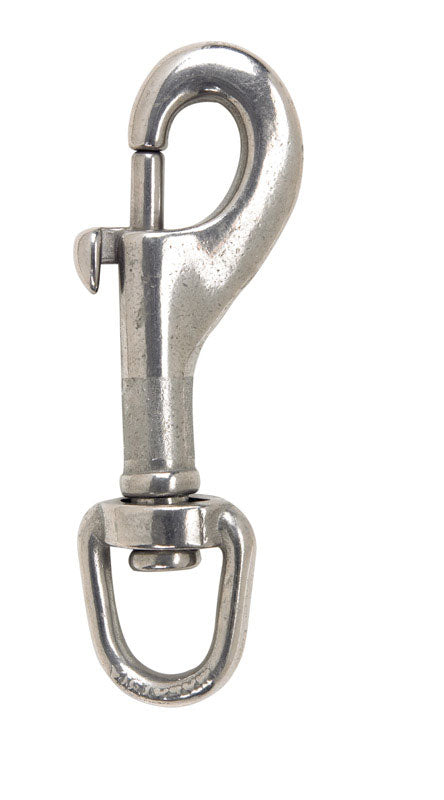 Campbell Chain Polished Bolt Snap 1/2 in. Dia. x 3-5/16 in. L 170 lb.