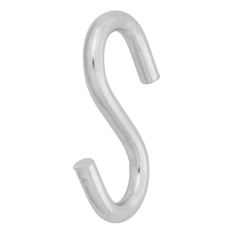 Hampton Medium Zinc-Plated Silver Steel 2.75 in. L S-Hook 160 lb 1 pk, Pack of 20