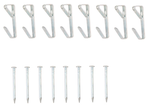 ProSource PH-121030-PS Picture Hanger, 30 lb, Steel, Zinc, Zinc, Nail-In Mounting