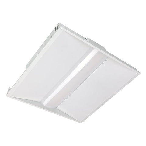 ETI Boost Center Basket Series 64701301 Troffer, 120/277 V, 15, 19, 24, 29 W, LED Lamp, 4350 Lumens, Steel Fixture