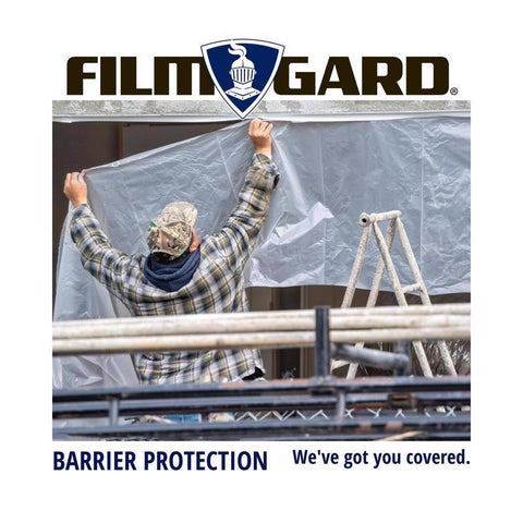 Film-Gard Plastic Sheeting 6 mil X 20 ft. W X 100 ft. L Polyethylene Clear 1 pk