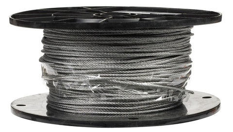 Campbell Chain Galvanized Steel Aircraft Cable 3/32 in. Dia. x 500 ft. L
