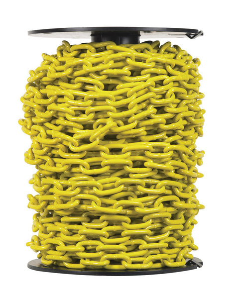 Campbell Chain Single Jack Proof Coil Chain 100 ft. L x 3/16 in. Dia. Yellow Carbon Steel