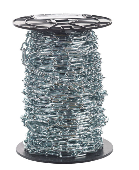 Campbell Chain Straight link Coil Chain 125 ft. L x 5/32 in. Dia. No. 2 Silver Carbon Steel