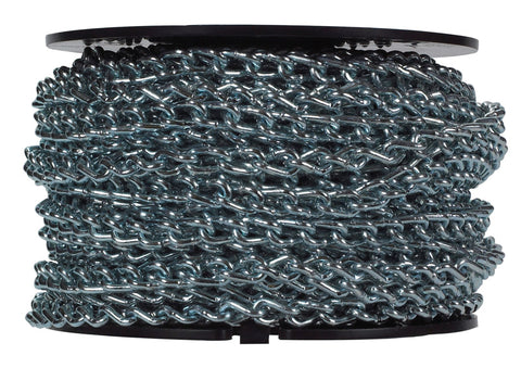 Campbell Chain Twist Link Machine Chain 125 ft. L x 5/32 in. Dia. No. 2 Silver Carbon Steel